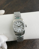 Rolex Datejust Silver Diamond Dial Automatic