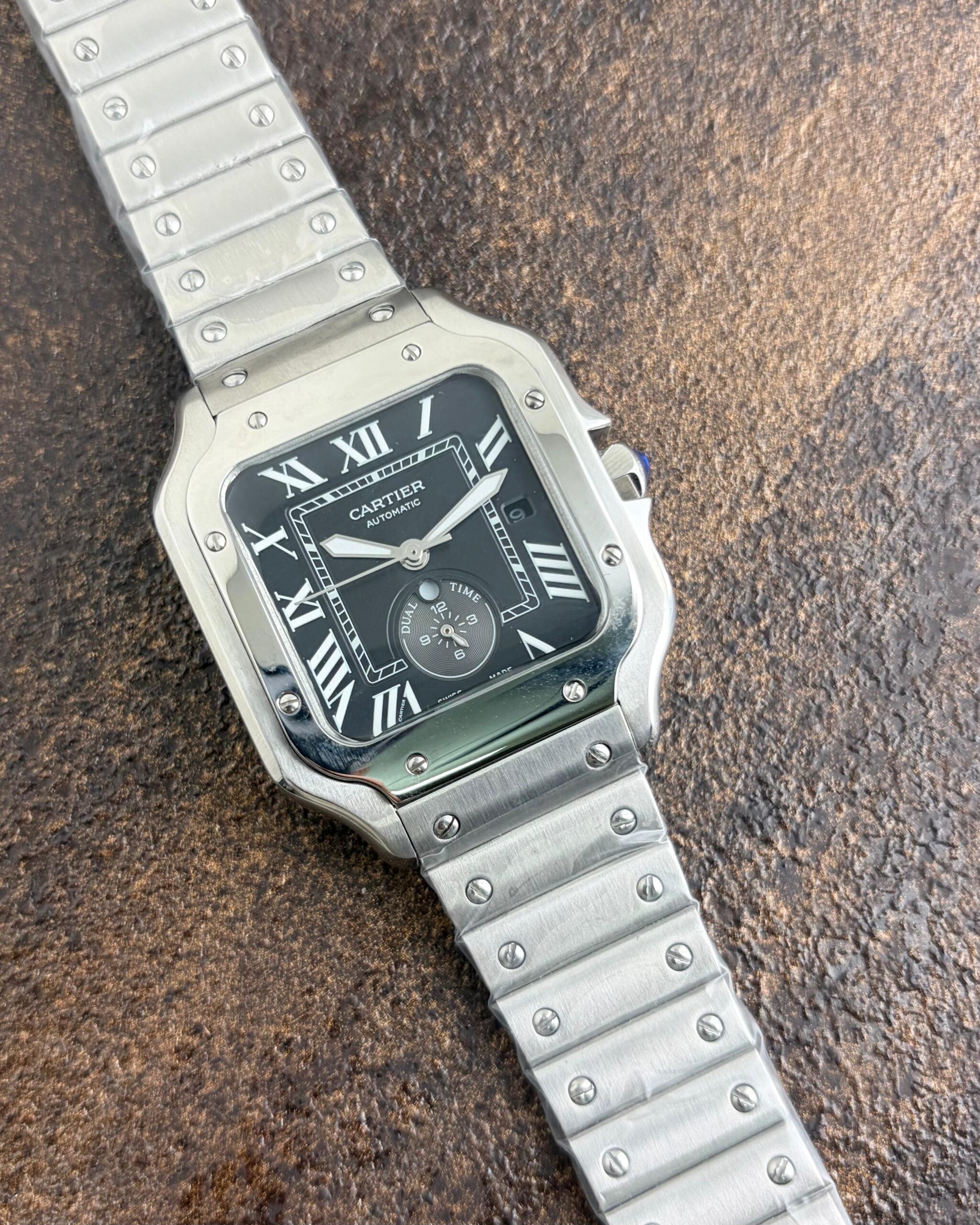 Cartier D’Santos Green &amp; Black Automatic