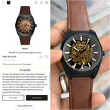 Fossil Everett Automatic Brown Open Heart