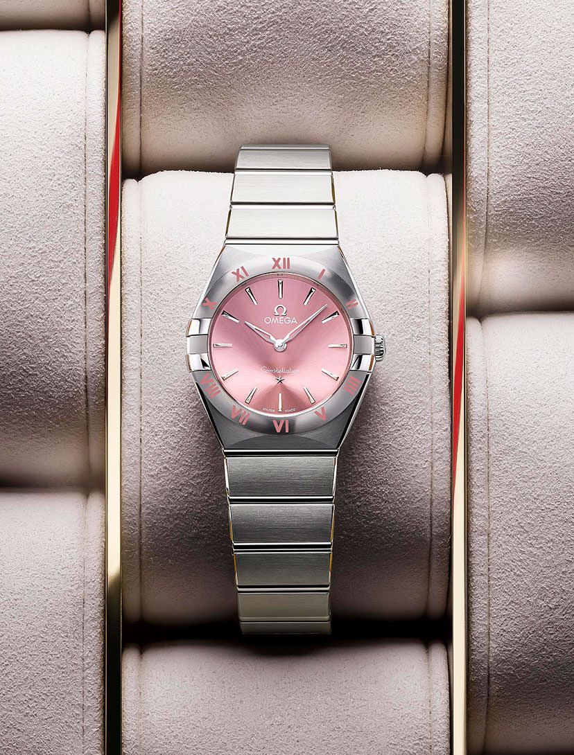 Omega Constellation Ladies Silver Chronograph