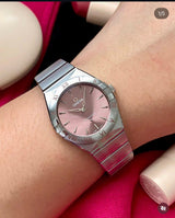 Omega Constellation Ladies Silver Chronograph