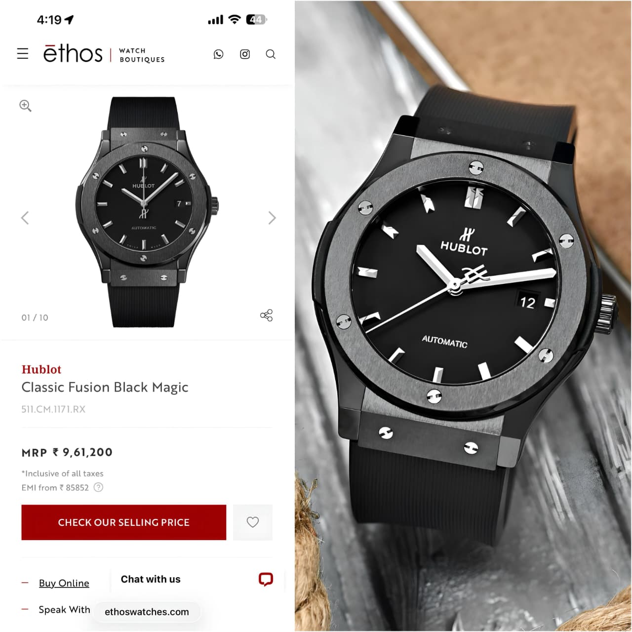 Hublot Classic Fusion Automatic Black Edition