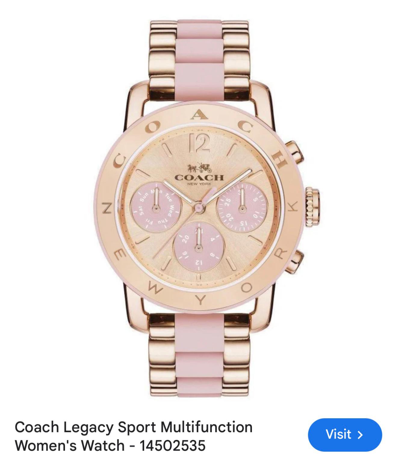 Coach Legacy Two-Tone Pink Edition
