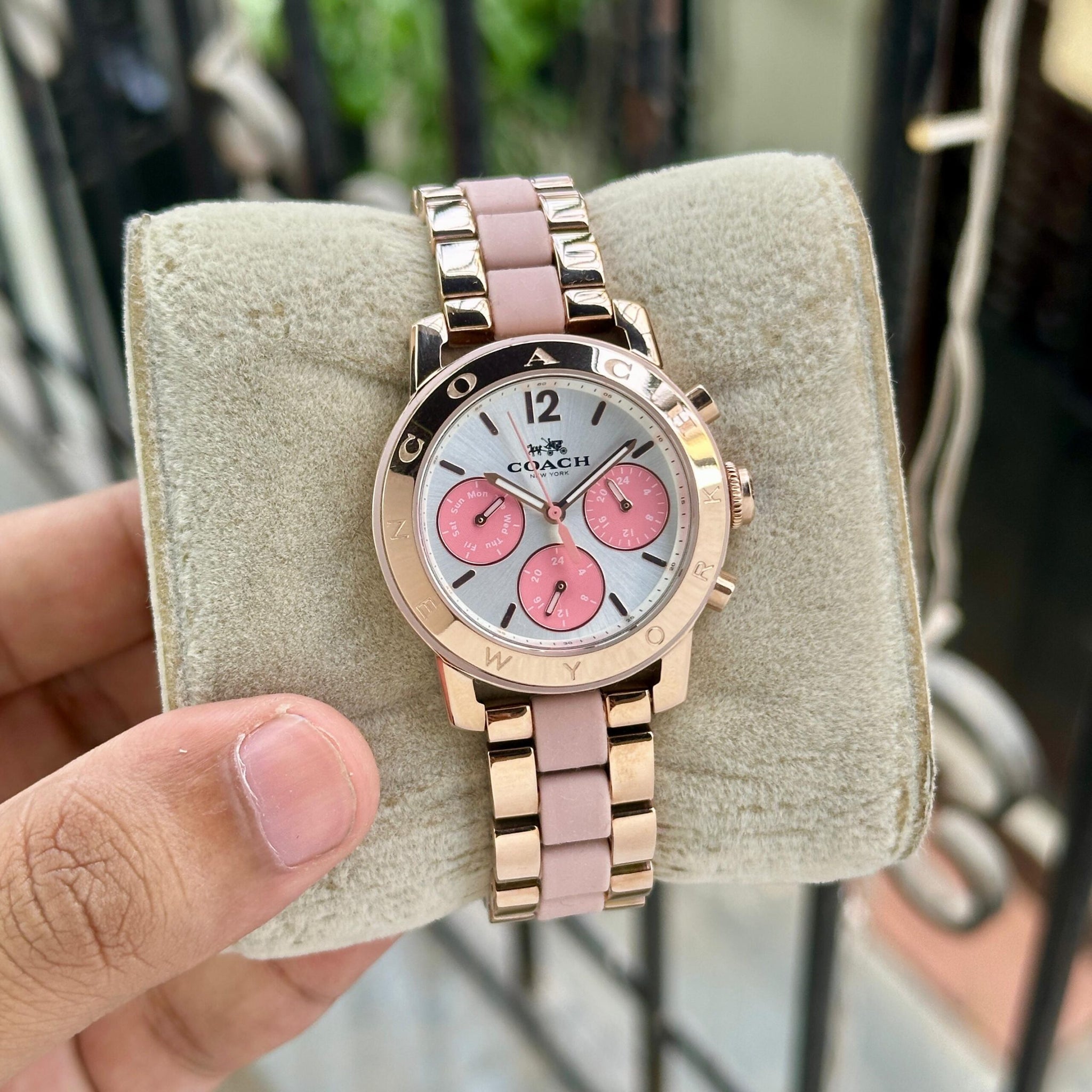 Coach Legacy Two-Tone Pink Edition