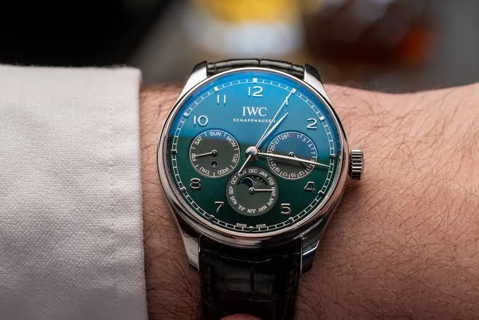IWC Portugieser Green Dial Automatic Chronograph