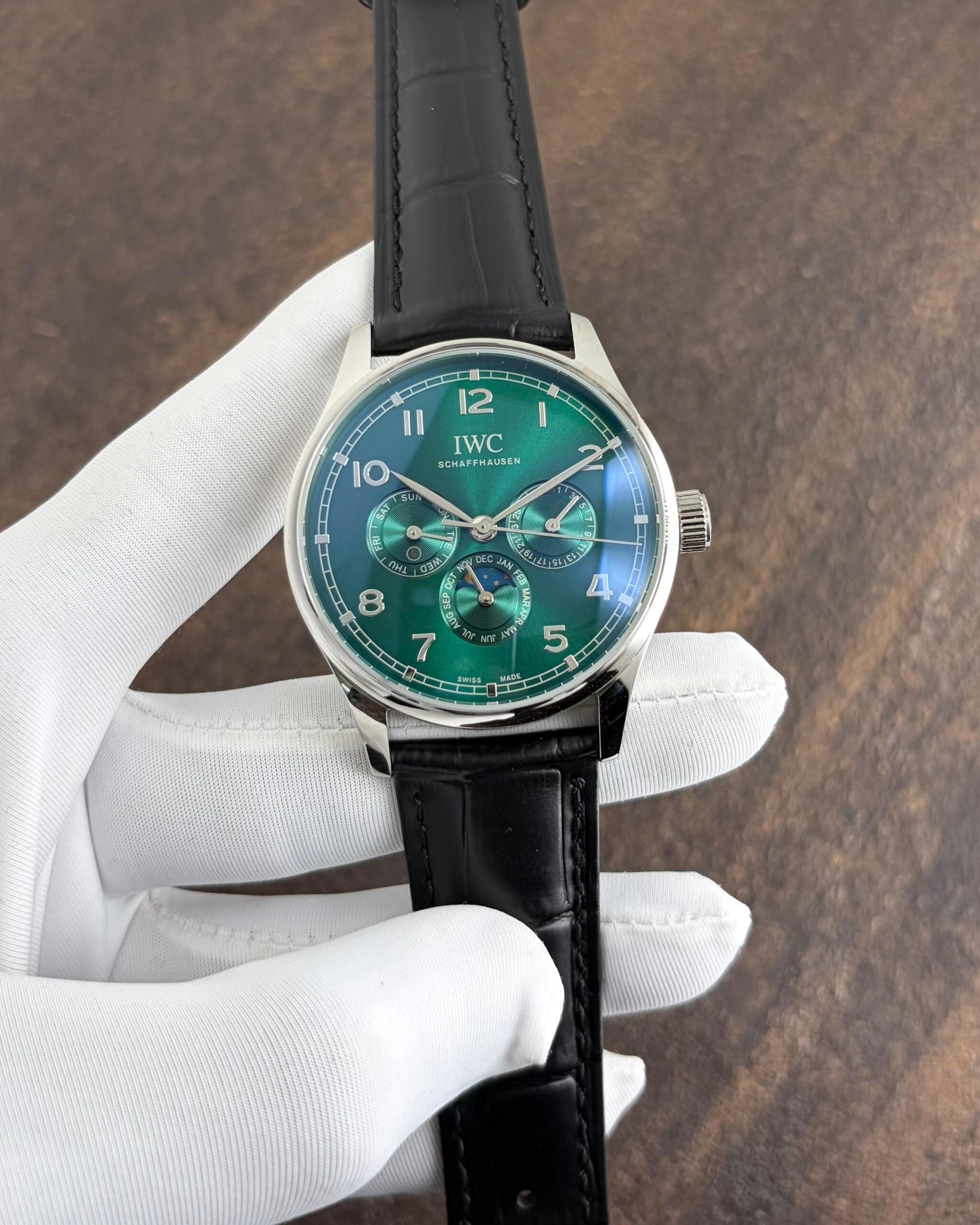 IWC Portugieser Green Dial Automatic Chronograph