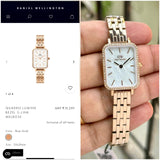 Daniel Wellington Quadro Lumine Rose Gold