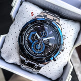 Edifice Casio EFR-539 Blue Ring Chronograph