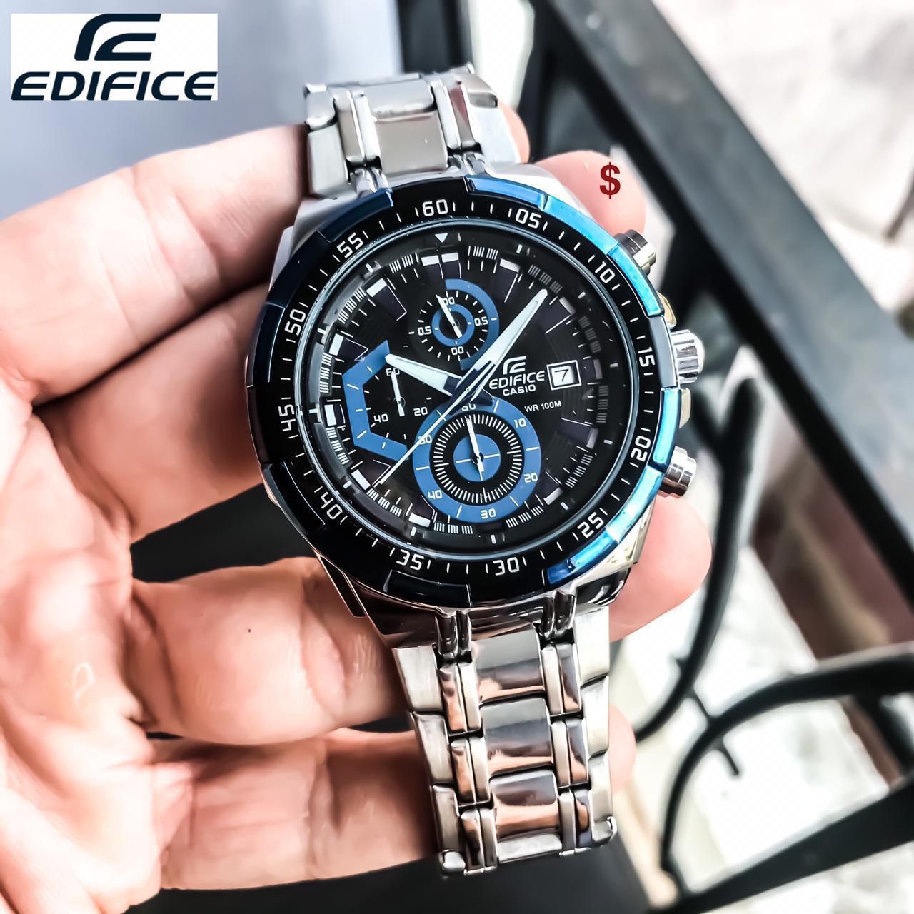 Edifice Casio EFR-539 Blue Ring Chronograph