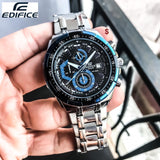 Edifice Casio EFR-539 Blue Ring Chronograph