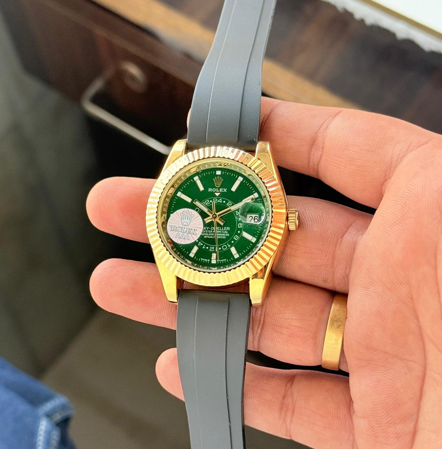 Rolex Sky-Dweller Green Dial