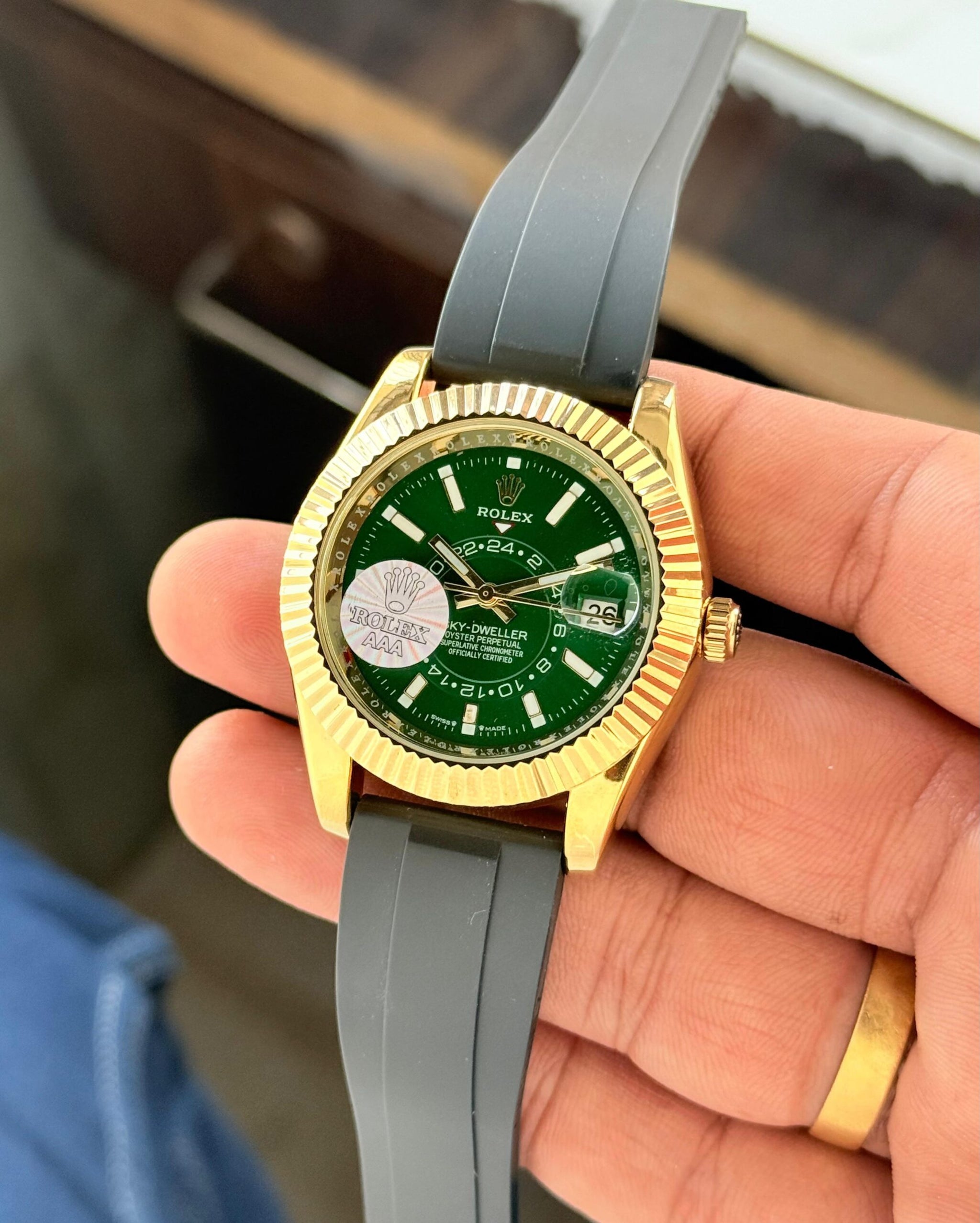 Rolex Sky-Dweller Green Dial