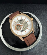 Armani Exchange Automatic Brown Strap