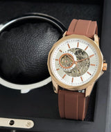 Armani Exchange Automatic Brown Strap