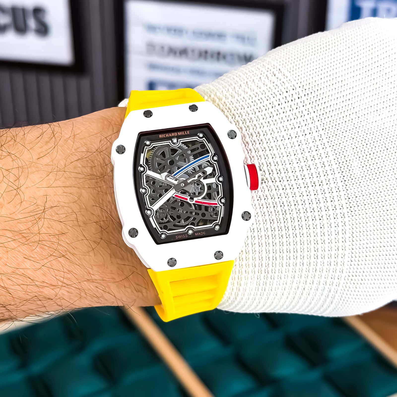 Richard Mille Skeleton Dial Yellow