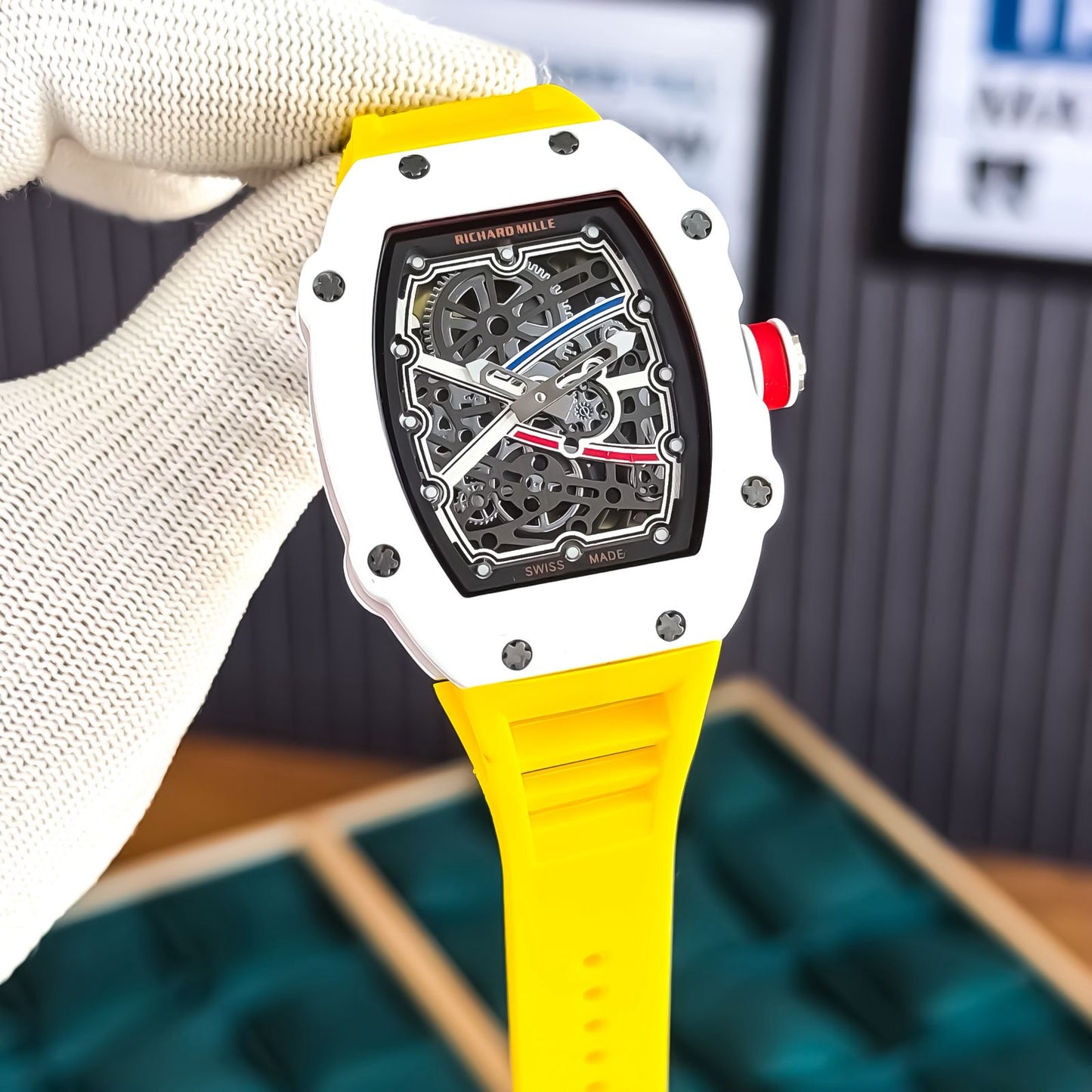 Richard Mille Skeleton Dial Yellow