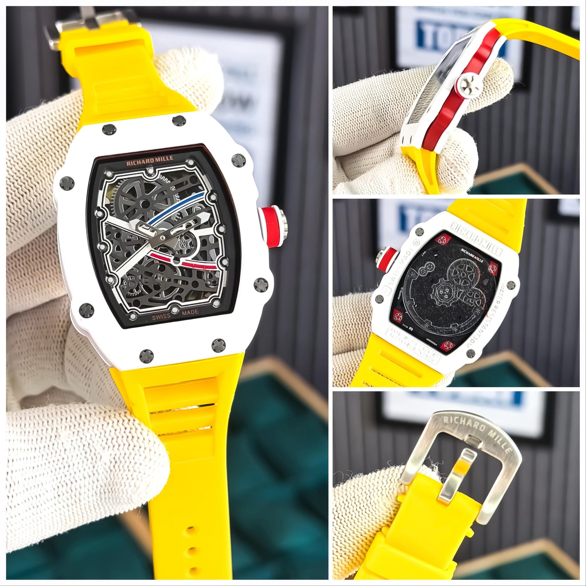 Richard Mille Skeleton Dial Yellow