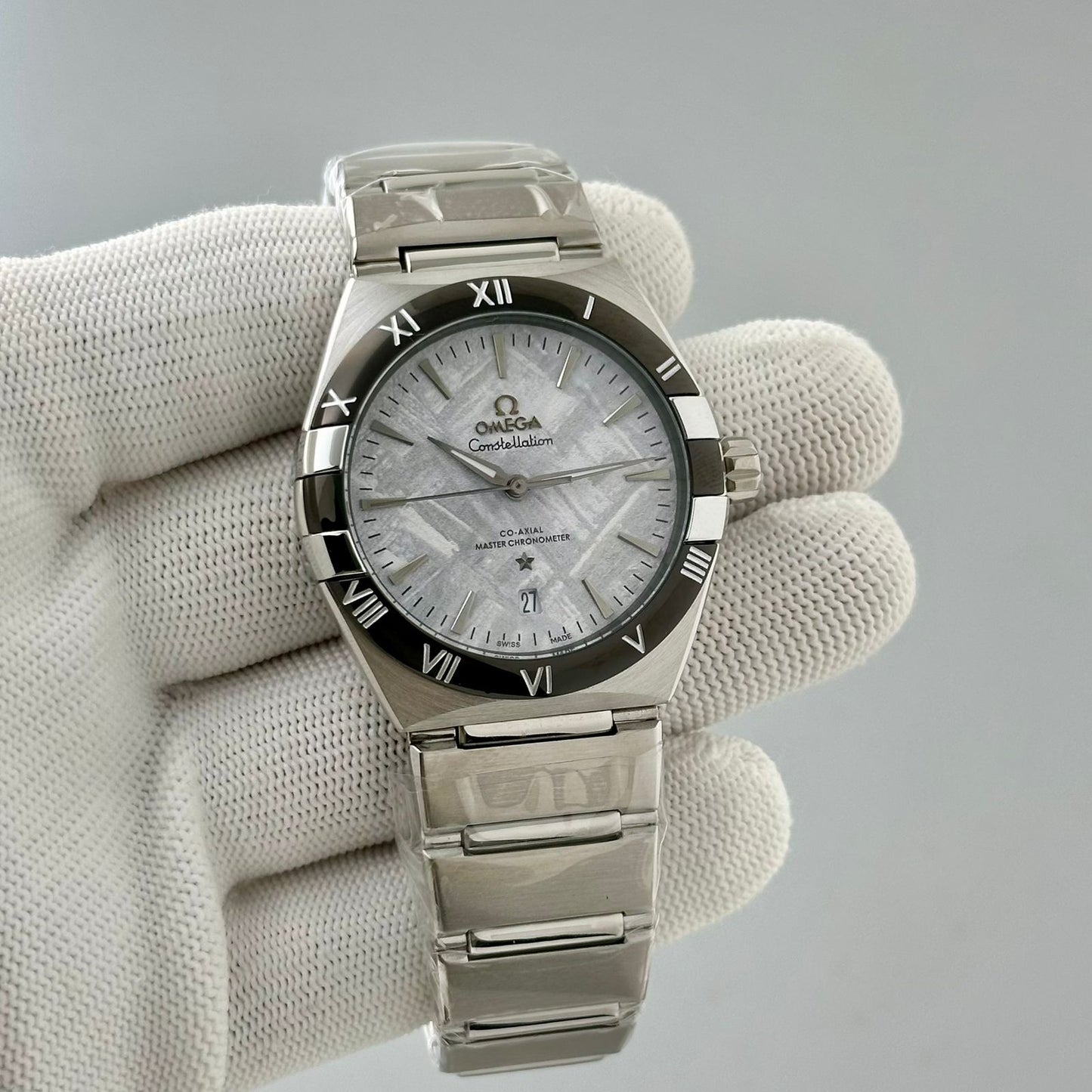Omega Constellation Meteorite White Automatic