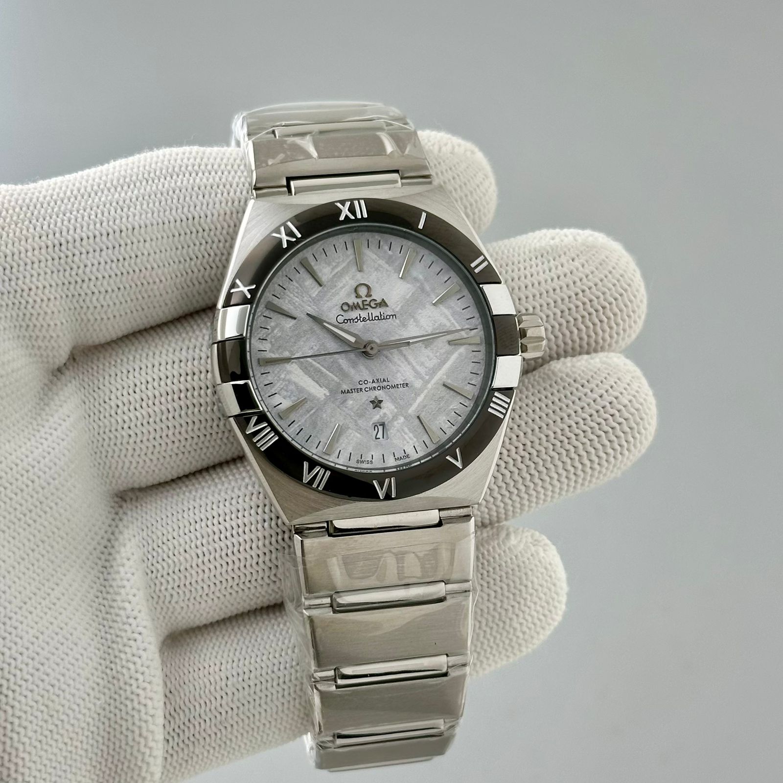 Omega Constellation Meteorite White Automatic