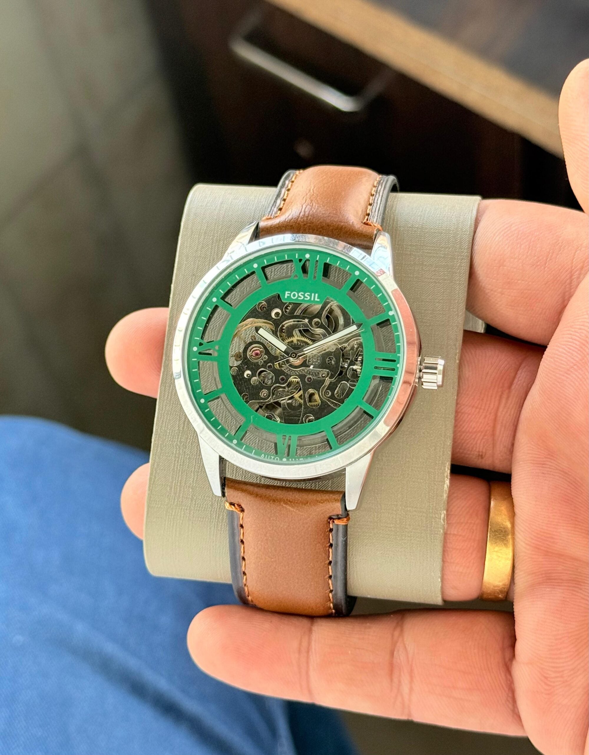 Fossil Modern Machine Green Automatic