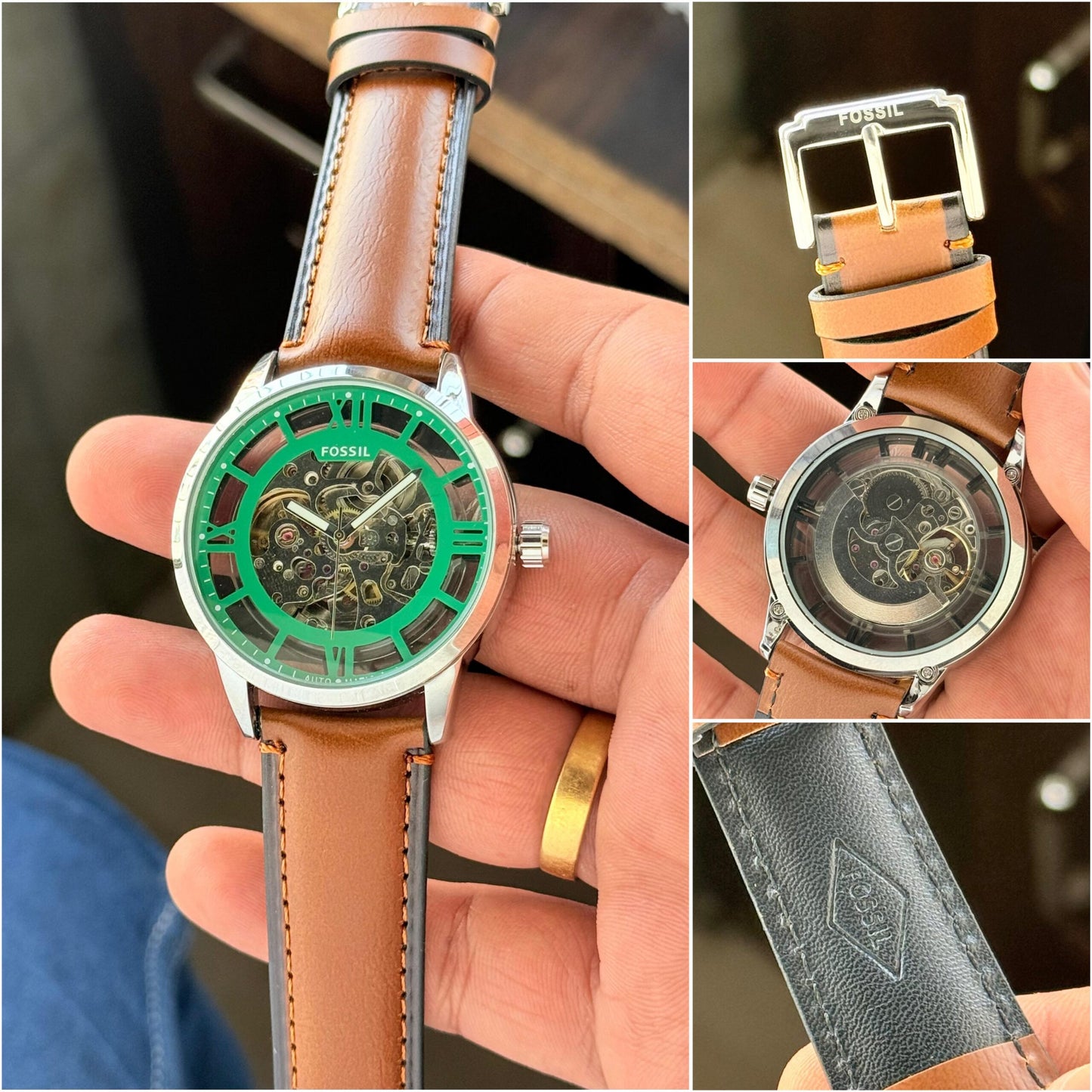 Fossil Modern Machine Green Automatic