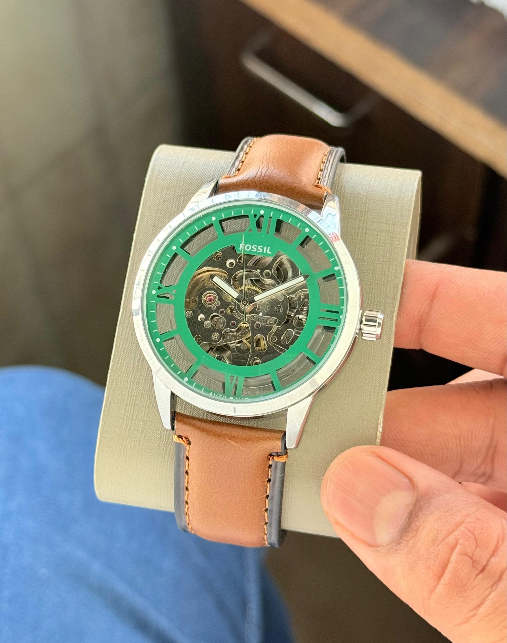 Fossil Modern Machine Green Automatic