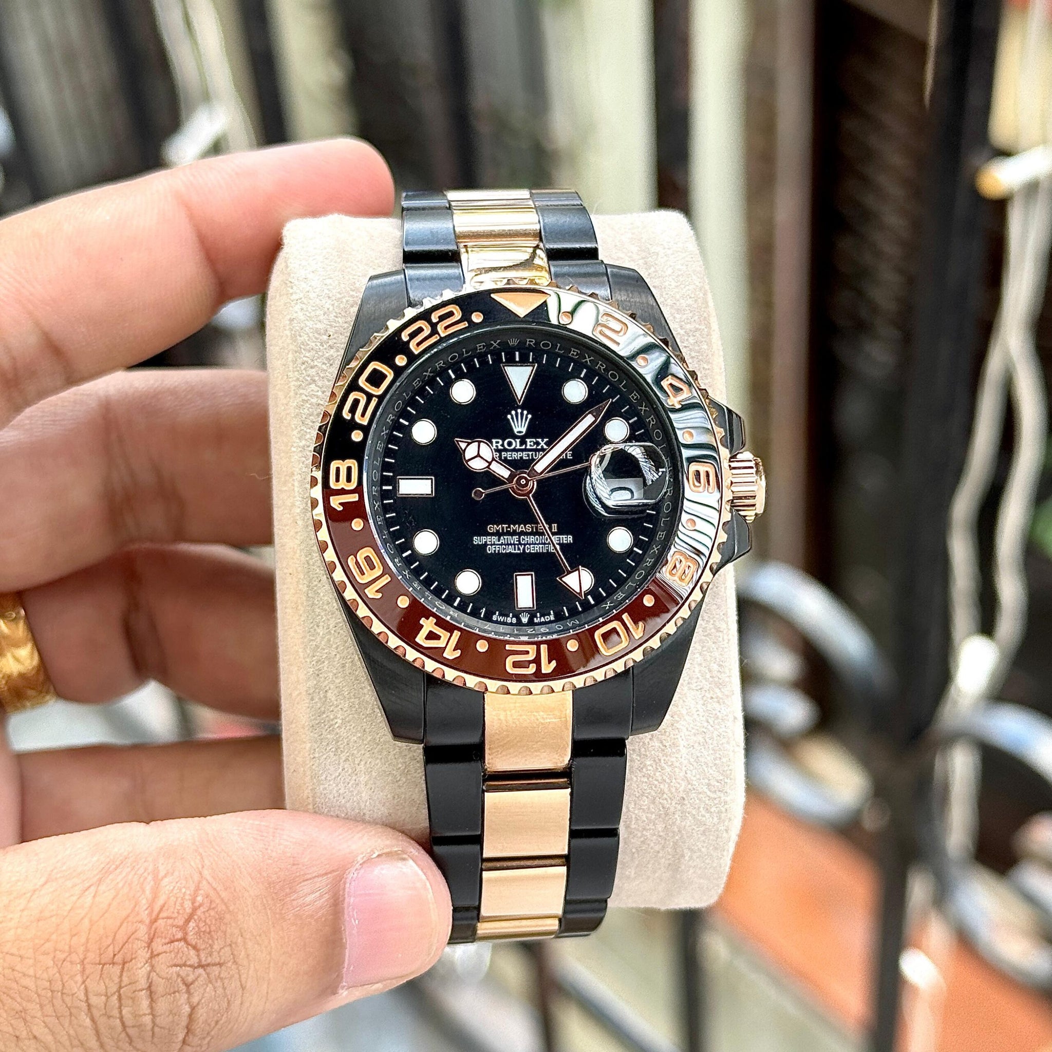 Rolex GMT-Master II Black &amp; Rose Gold