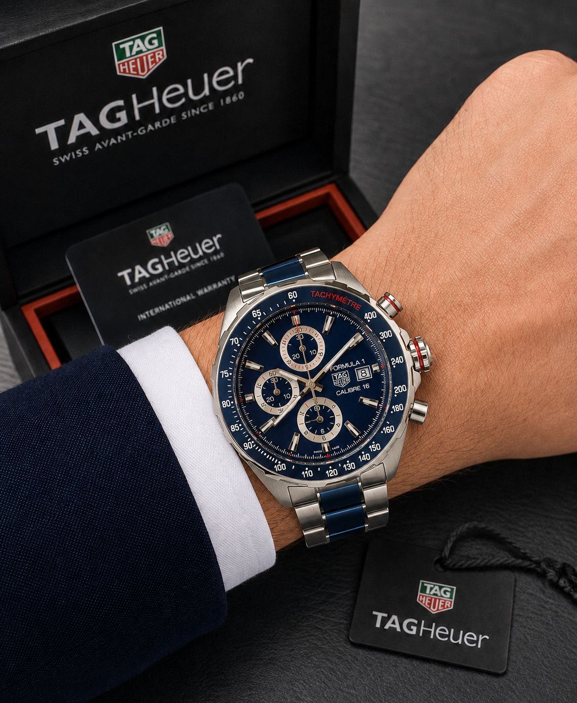 Tag Heuer Formula 1 Gulf Edition Blue Chronograph