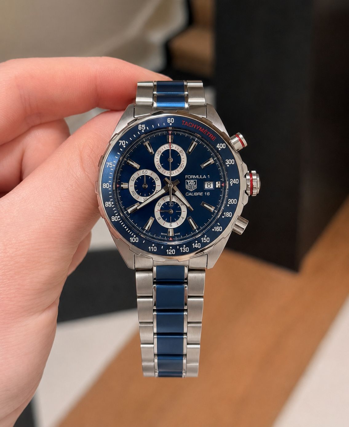 Tag Heuer Formula 1 Gulf Edition Blue Chronograph