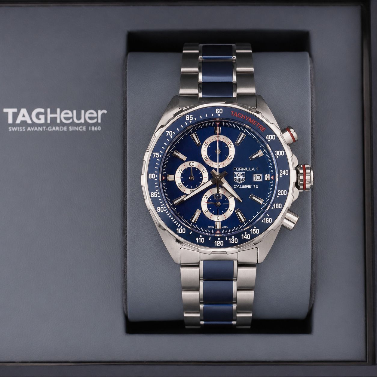 Tag Heuer Formula 1 Gulf Edition Blue Chronograph