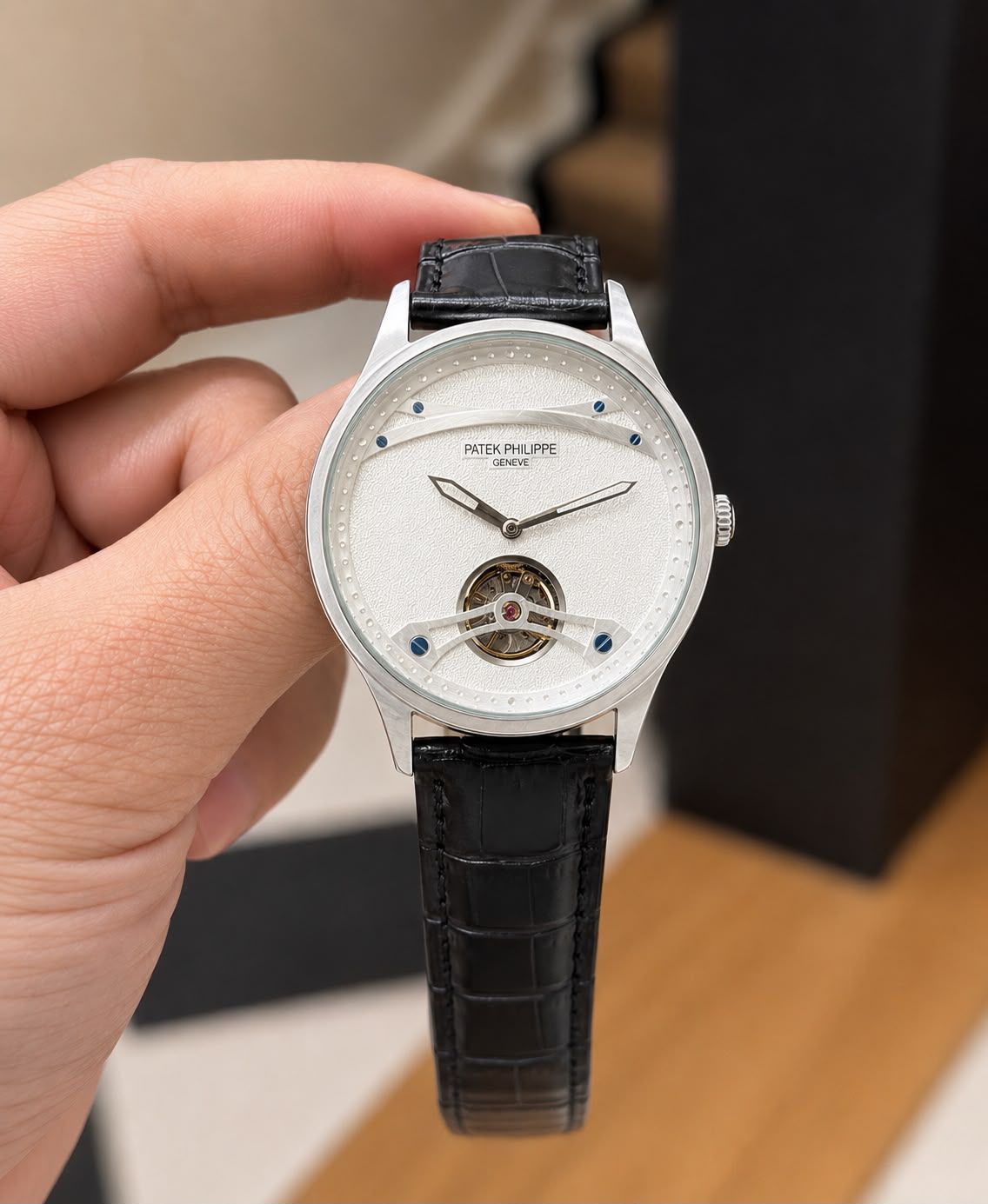Patek Philippe Tourbillon Automatic White Dial