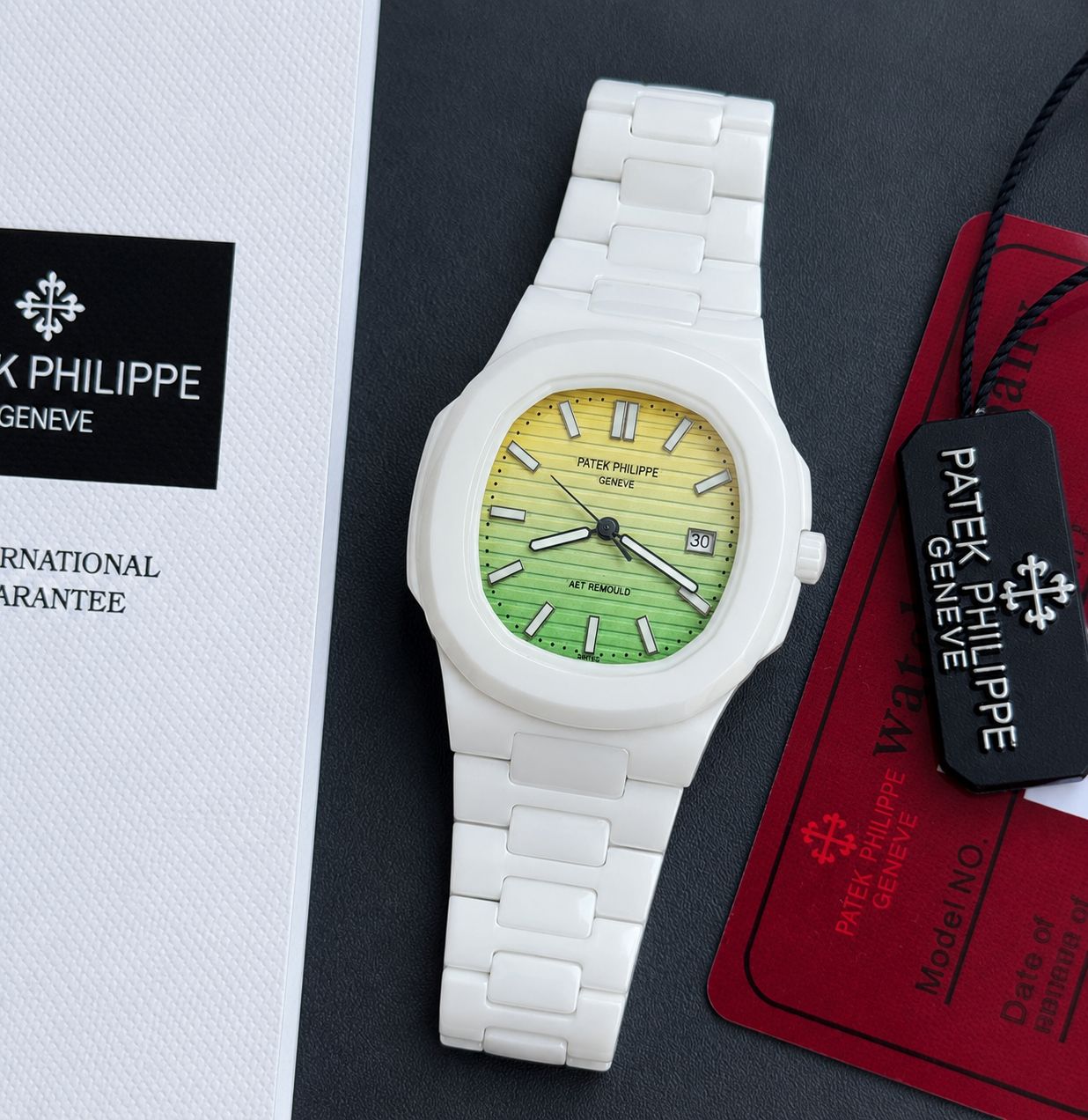 Patek Philippe White Ceramic Quartz