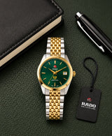 Rado Golden Green Dial Two-Tone Automatic