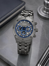 Guess Gunmetal Blue Chronograph