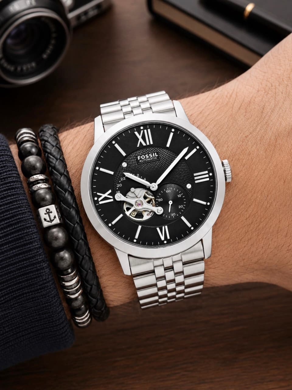 Fossil Townsman Automatic ME3107 Silver