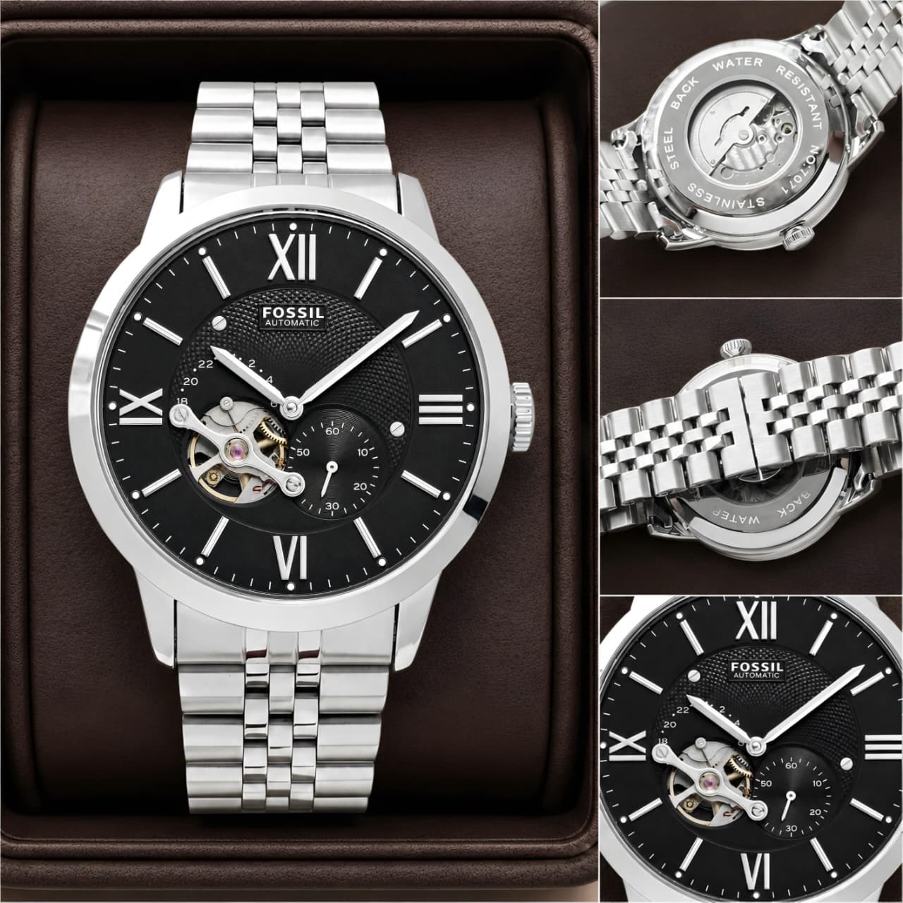 Fossil Townsman Automatic ME3107 Silver
