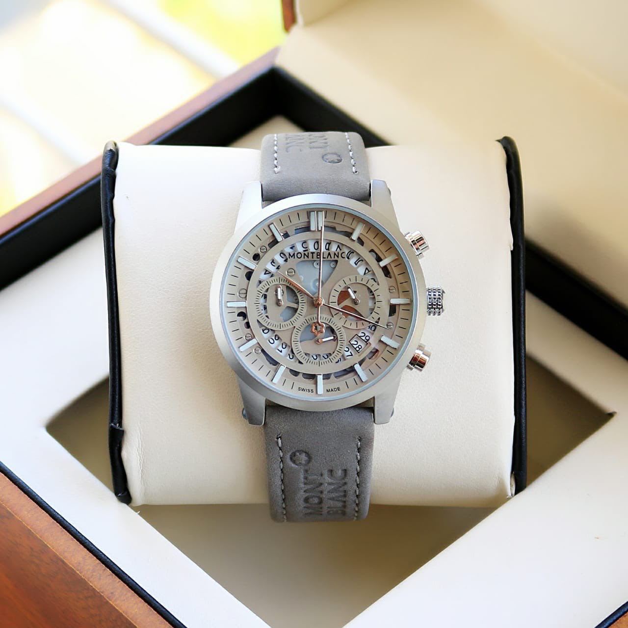 Mont Blanc Grey Dial Chronograph