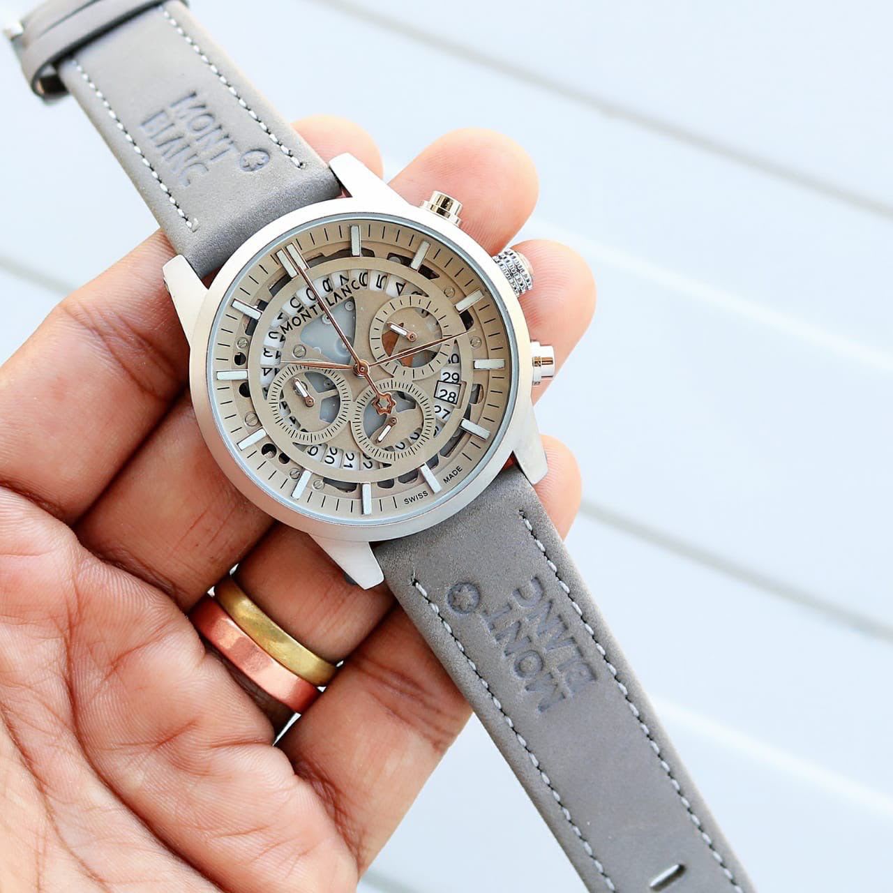 Mont Blanc Grey Dial Chronograph
