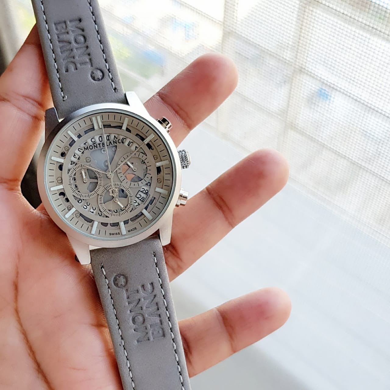 Mont Blanc Grey Dial Chronograph