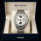 Edifice Casio Chronograph Silver Dial