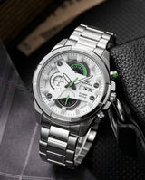 Edifice Casio Chronograph Silver Dial