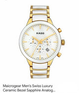 Rado Centrix White Ceramic Chronograph