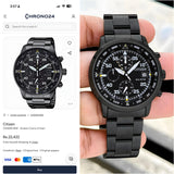 Citizen Eco Drive Chronograph Black Dial