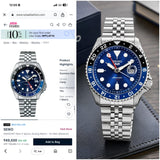 Seiko GMT Automatic Blue Dial