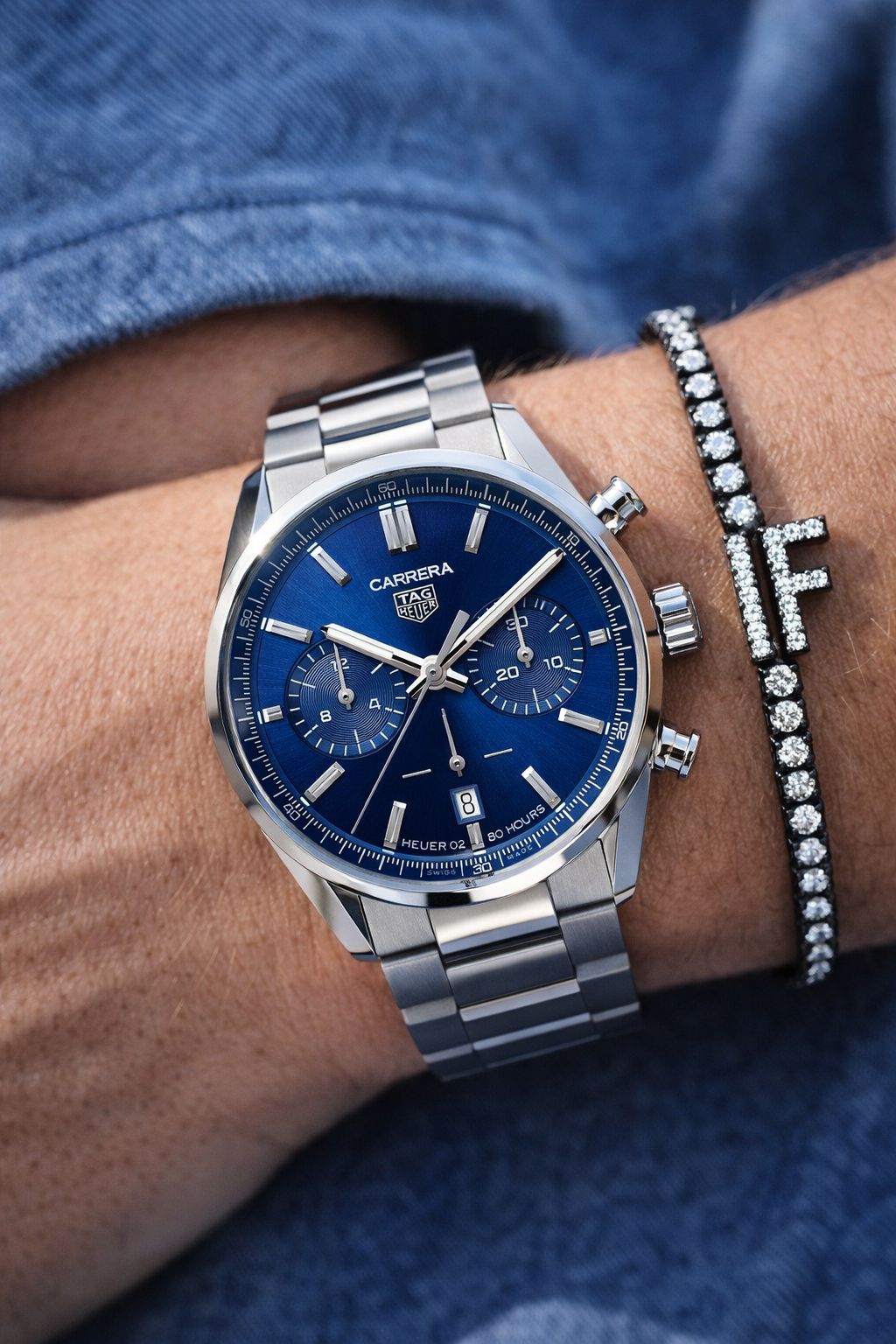Tag Heuer Blue Dial Chronograph