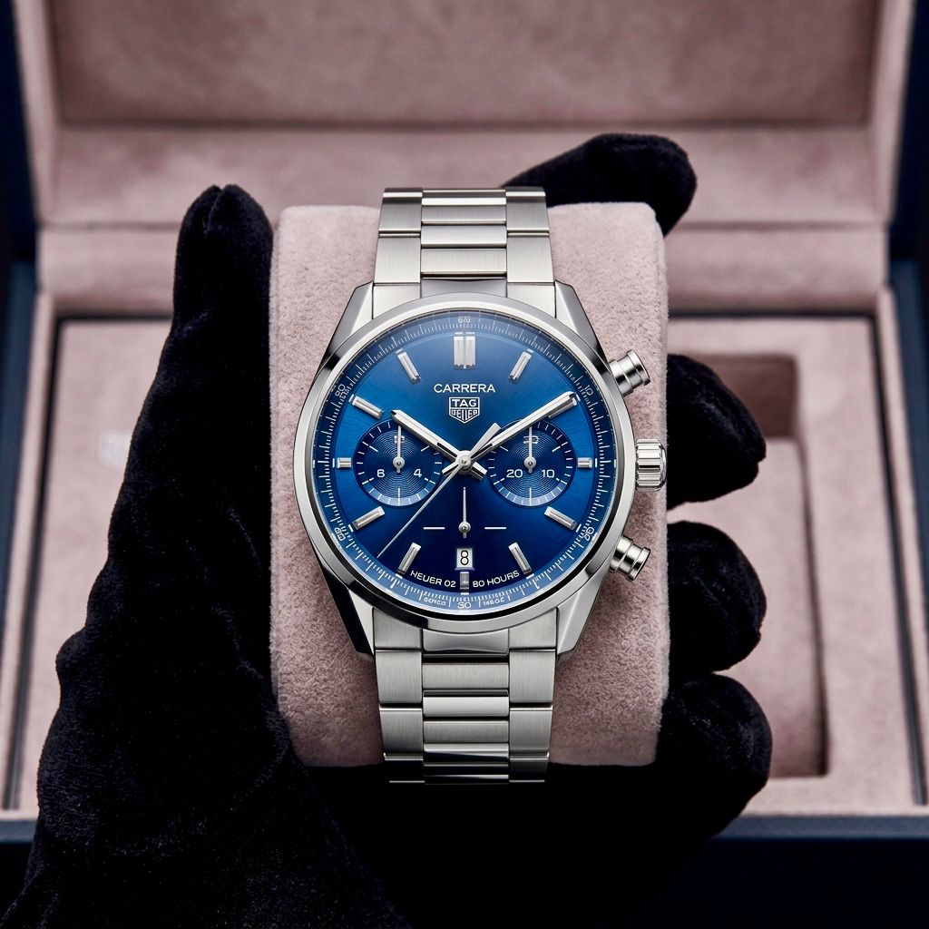 Tag Heuer Blue Dial Chronograph