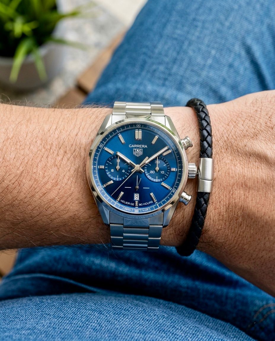 Tag Heuer Blue Dial Chronograph