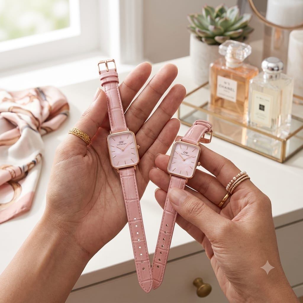 Daniel Wellington Quadro Cherry Blossom