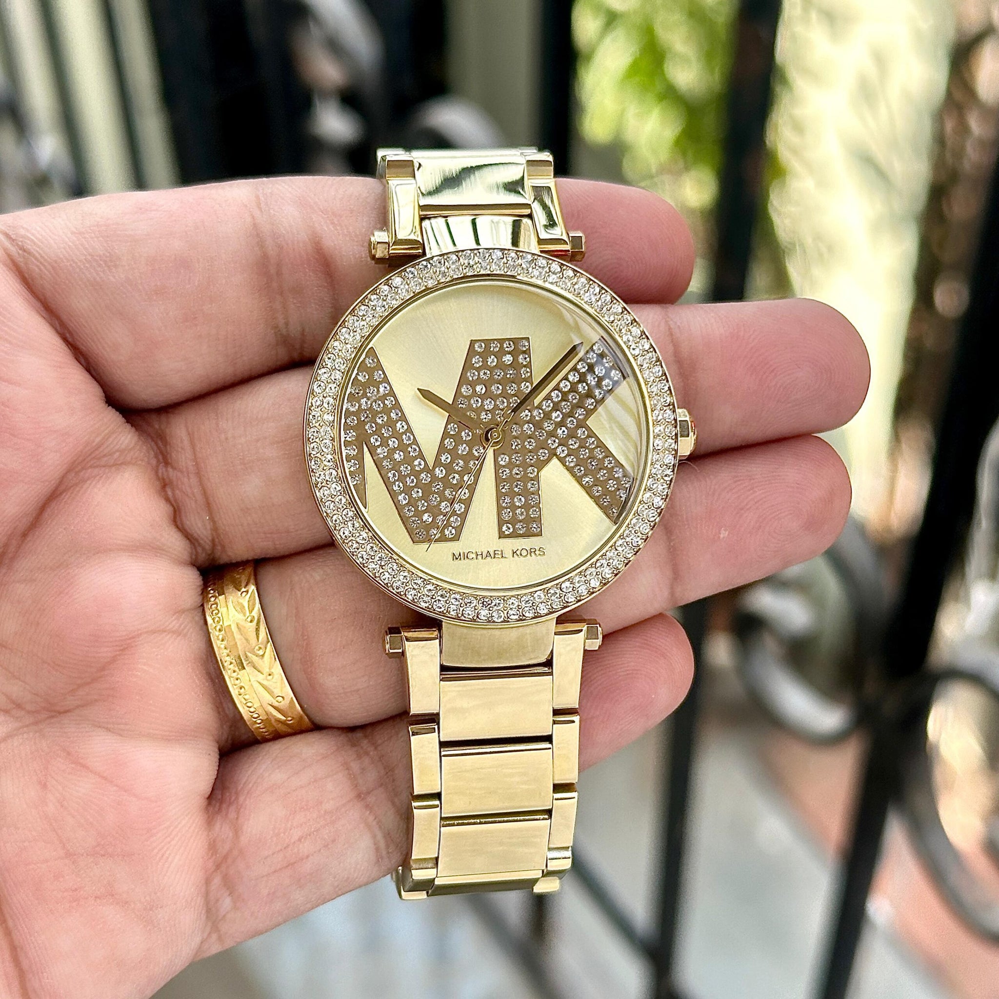 Michael Kors Gold Crystal Dial