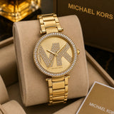 Michael Kors Gold Crystal Dial